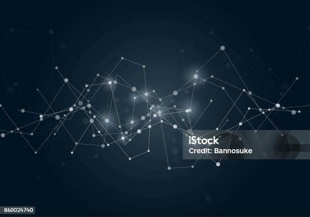 Abstract Network Connection Background Technology Concept Stock Illustration - Download Image Now