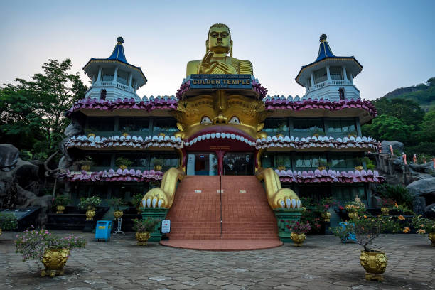 istock Beautiful golden temple in Dambulla 860026322