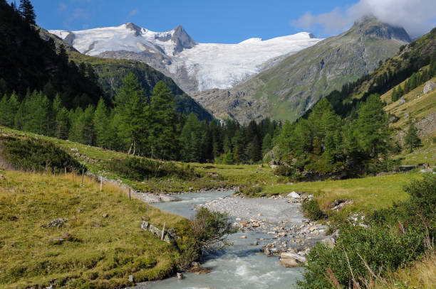 istock River and glacier in the Austrian Alps 860027042