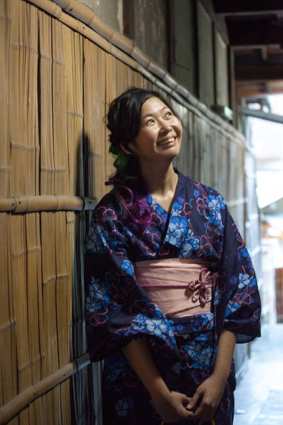 istock Beautiful asian woman in Kimono 860031992