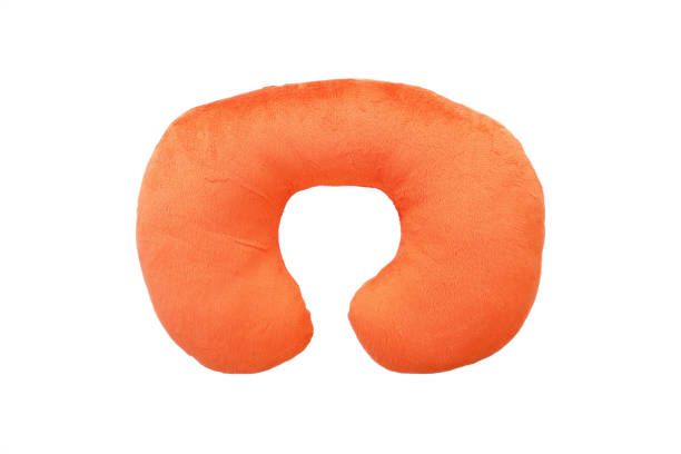 istock orange neck pillow isolated on white 860032060