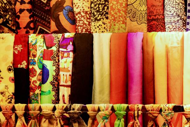 istock Rolls of cloth for sale 860036644