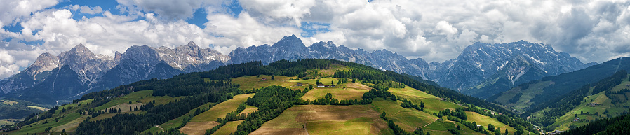 Hochkönig Mountain Range in Austria