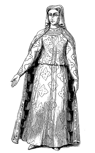 Illustration of a Blanche of Castile, Queen of France