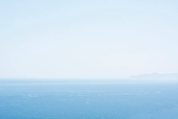 istock Blue natural background: sea and sky 860039844