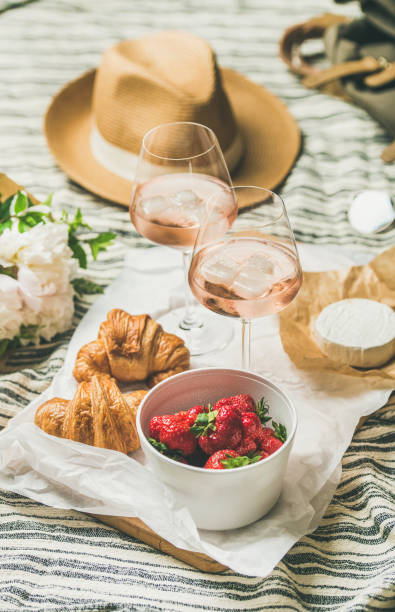 istock French style summer picnic setting, outdoor gathering concept, vertical composition 860045892