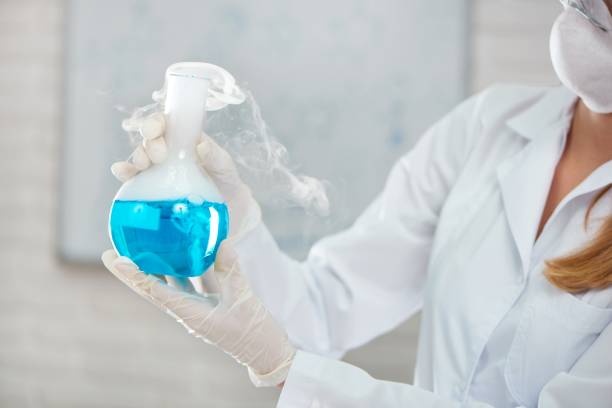 istock Female scientist working at the laboratory 860048834