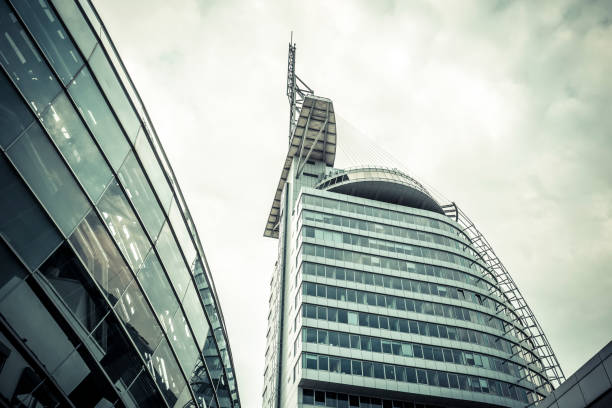 Climate house and ATLANTIC Hotel SAIL City, the highest building of the city with visitor platform, conference center, mall and restaurant.