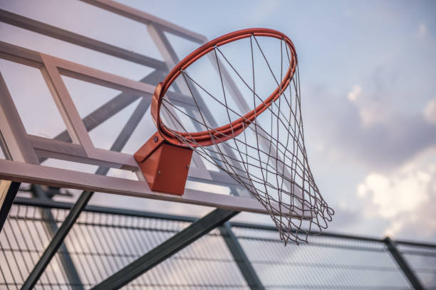 istock Basketball hoop outside 860060388