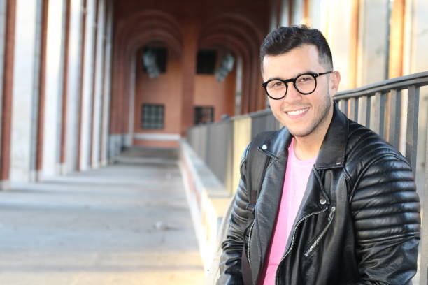 istock Trendy ethnic student heading to the university 860068388