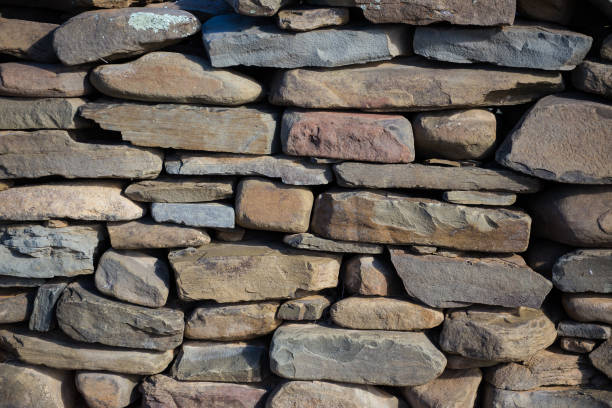 istock Textures of a very old rock wall 860084634