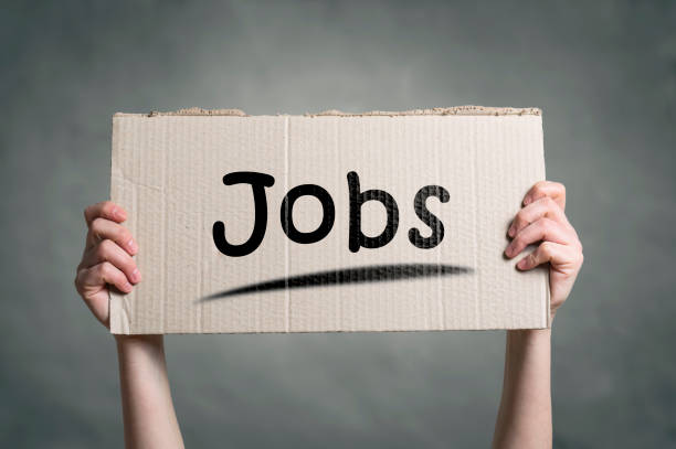 istock Jobs message on the card. 860085286