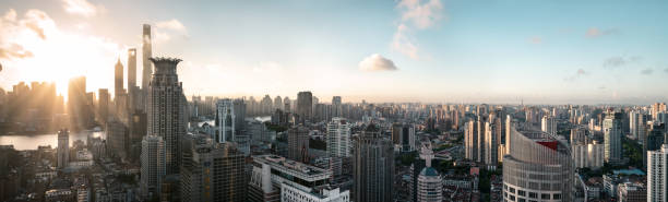 istock Shanghai Sunrise panorama 860085606