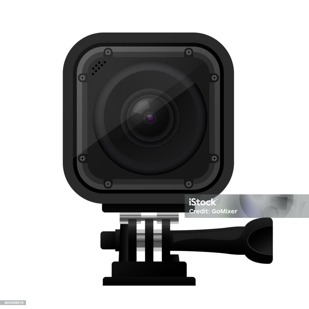 Cilia questionnaire bring the action Modern Compact Action Camera Extreme Sport Cam Icon Stock Illustration -  Download Image Now - iStock