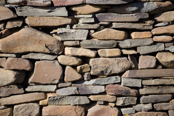 istock Textures of a very old rock wall 860088774
