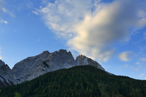 Landscape of beautiful mountain in summer at Biberwier city, Alps, Austria