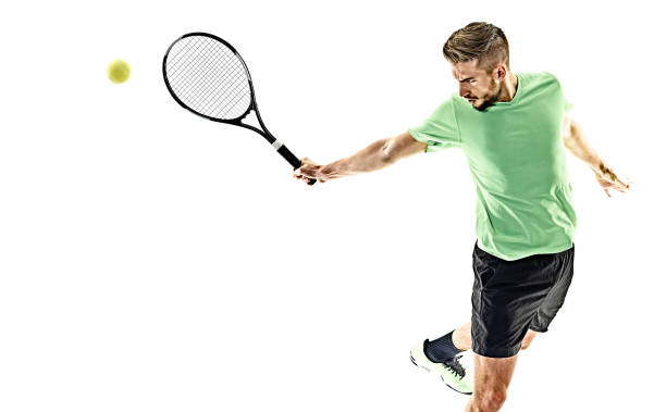 istock tennis player man isolated 860090316