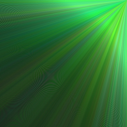 Green Rays Graphics Green Ray Burst Background Design Vector Graphic From Rays From The ...