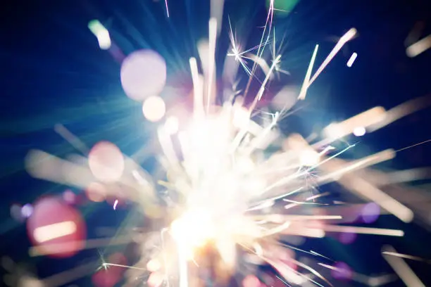 Photo of Abstract Sparkler Background