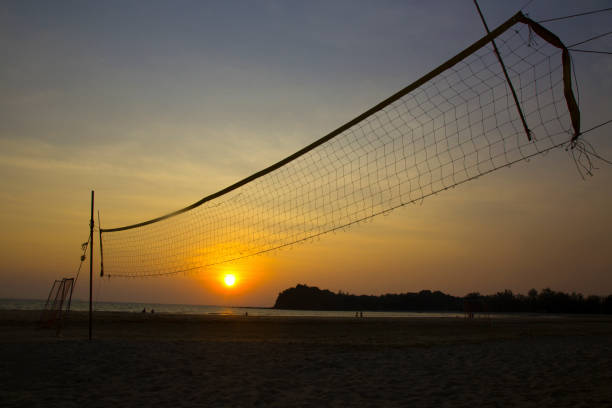 istock volley ball on the beach 860106278