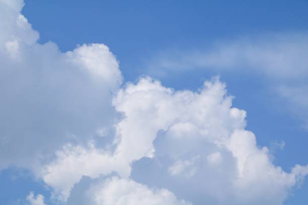 istock blue sky bright and big cloud beautiful, art of nature  with copy space for add text 860108886