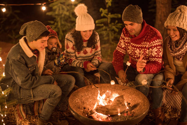 istock Cold nights with family 860109304