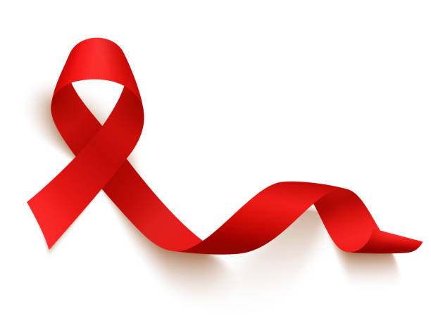 세계 보조품 일 - ribbon banner aids awareness ribbon red stock illustrations