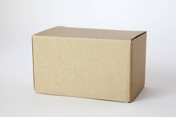 istock Luggage in the box of cardboard box 860119700