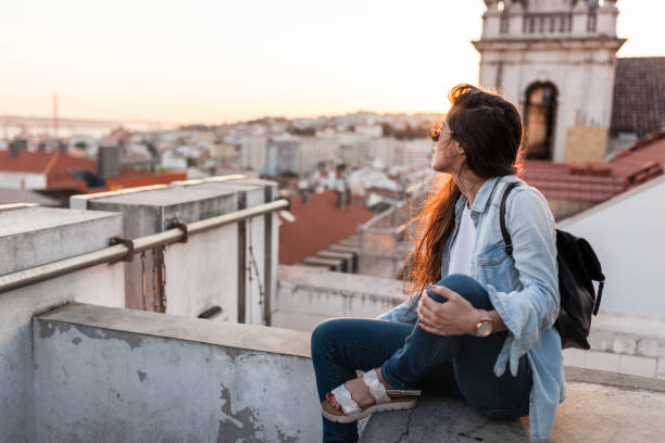 istock Enjoying Sunset in Lisbon 860126494