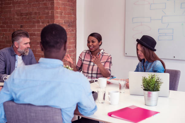 istock Young business team in the office 860126712