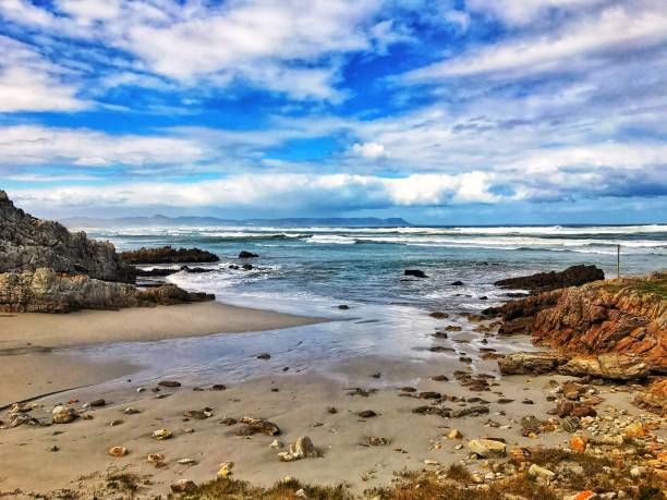 Hermanus is the best land based place to spot the migrating southern right wales during winter and springtime. Picture was taken along the cliff path.