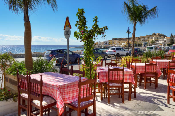 istock Restaurant terrace along the ocean 860137182