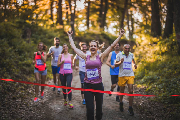 istock Yes, I have won the race! 860138326