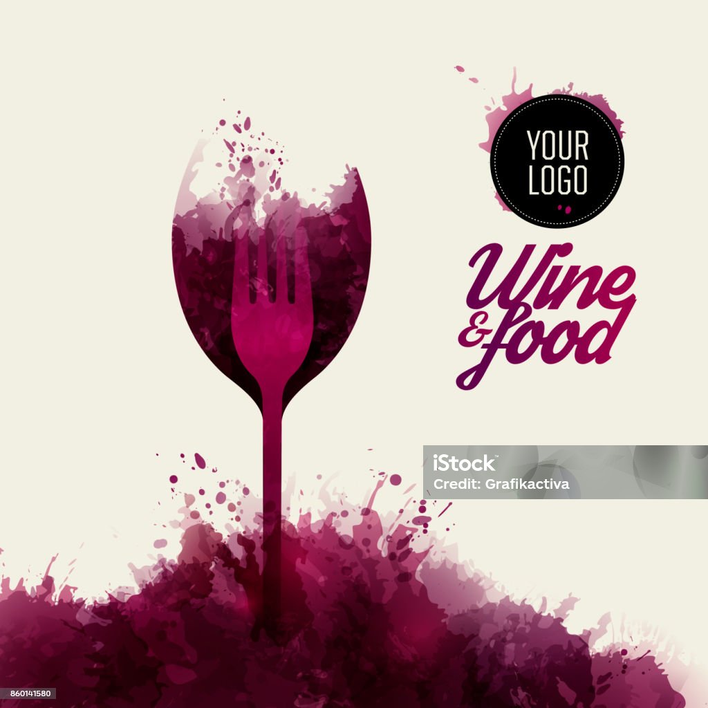 Design concept wine and food. Background wine stains. Design concept wine and food. Background wine stains. vector Wine stock vector