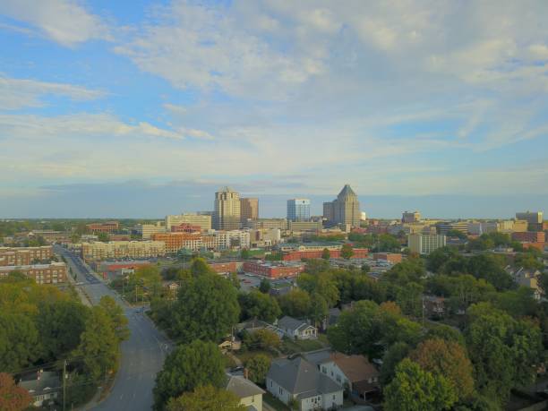 istock Greensboro NC skyline from the West 860157024