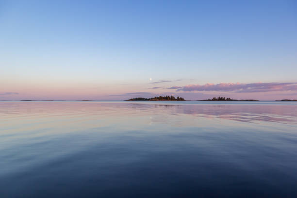 istock Sunset Sky Water Reflection Lake Ladoga 860161520