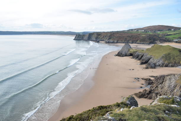istock Pobbles Bay, Gower Peninsular, UK 860161576