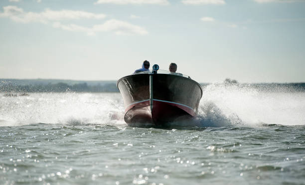 istock Retro racer, Poole Harbour, England, UK 860164374