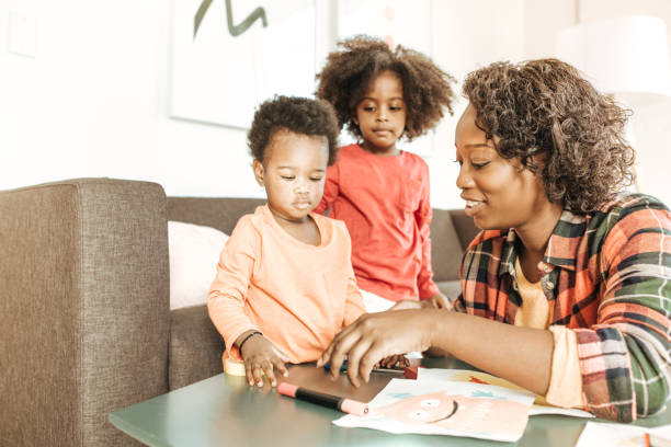 istock Mother and daughter at home 860175536