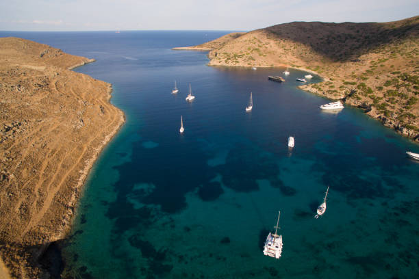 istock Sailboats at anchor 860182536