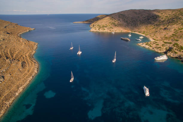 istock Sailboats at anchor 860182606