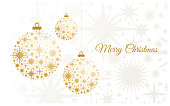 istock Christmas Background with gold balls. 860182904