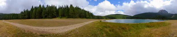 Photo of Panoramic view of Black Lake, Durmitor National Park, Montenegro