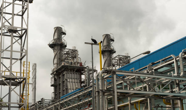 istock power plant station Building in industrial 860198942