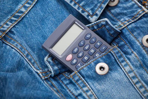 istock student calculator in jeans jacet pocket 860216286