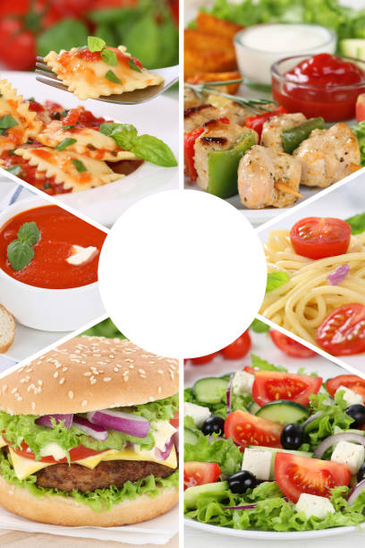istock Food menu collection collage meal meals eat restaurant group 860236666