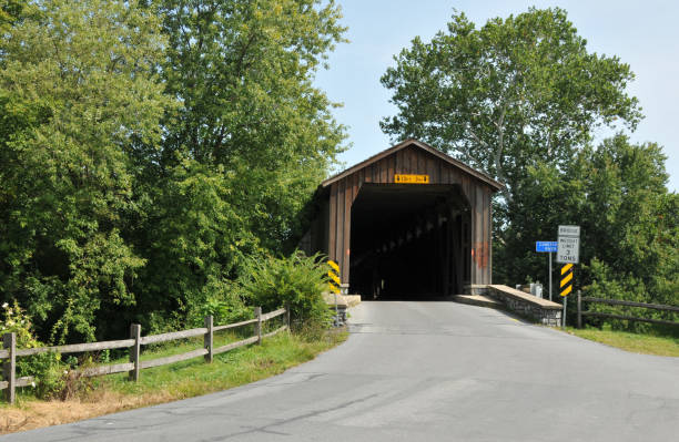 istock Hunseckers Mill Covered Bridge 860254870
