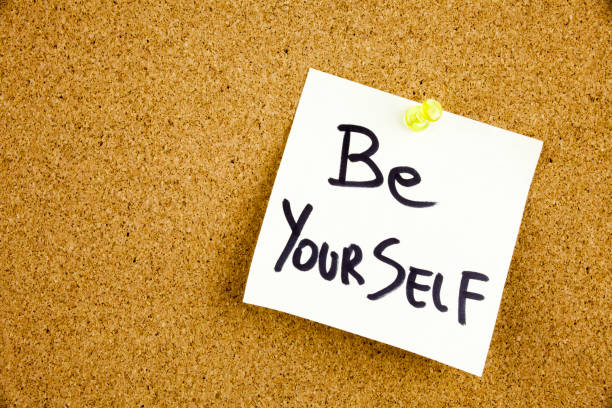 istock A yellow sticky note writing, caption, inscription Be your best self - positive words on a slate blackboard in black ext on a sticky note pinned to a cork notice board 860255764