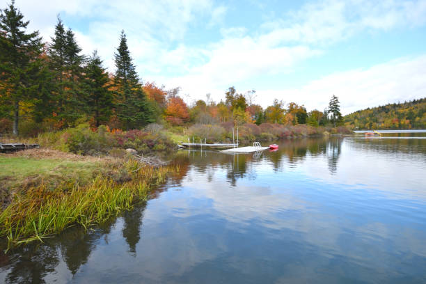 istock Autumn on Pickett Lake (New Brunswick Canada) 860260192