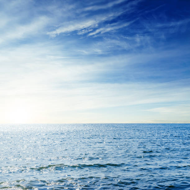 istock sunset in blue sky over sea 860261608